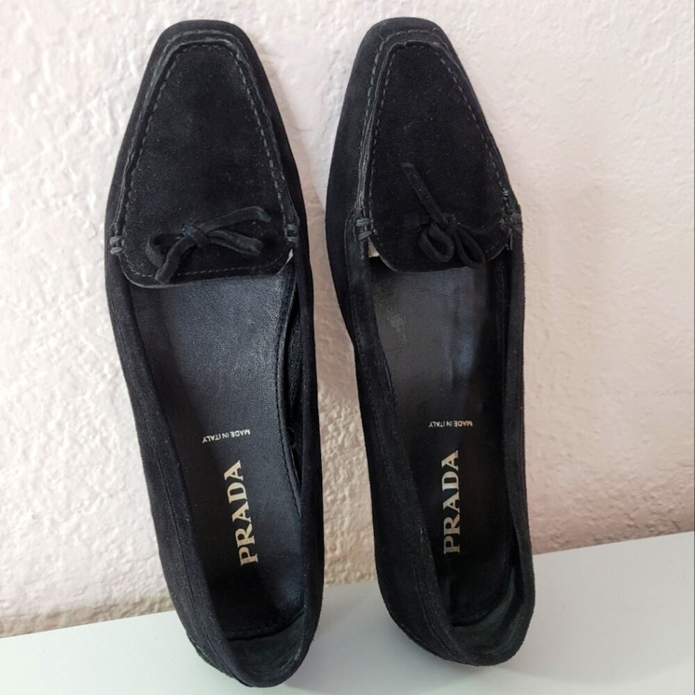 PRADA Flat Loafer Slip On Shoes Size 36.5 Authentic - Picture 6 of 8